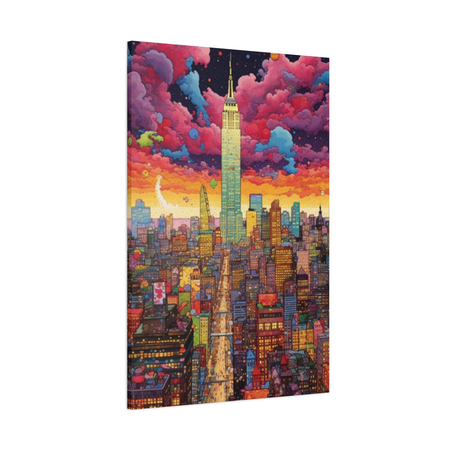 Empire State Building  Poster in New York City Wall Art & Canvas Prints