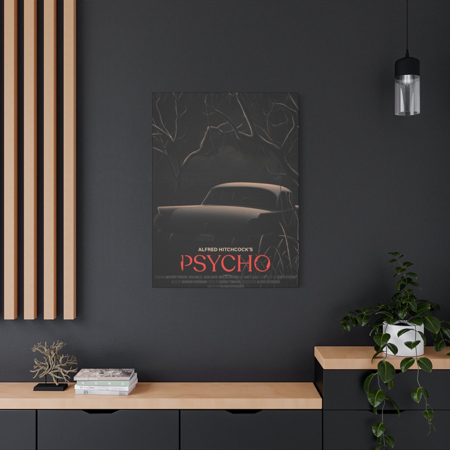 Psycho Horror Movie Poster Wall Art & Canvas Prints