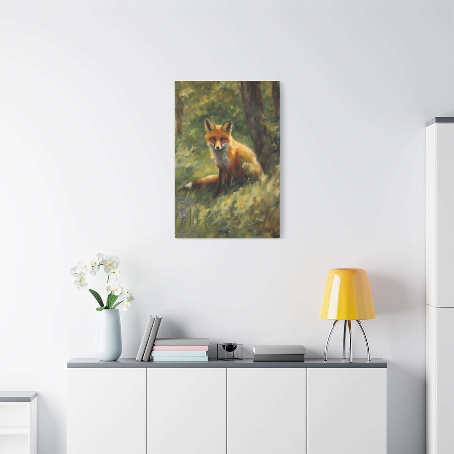 The Abstract Red Fox Portrait Wall Art & Canvas Prints