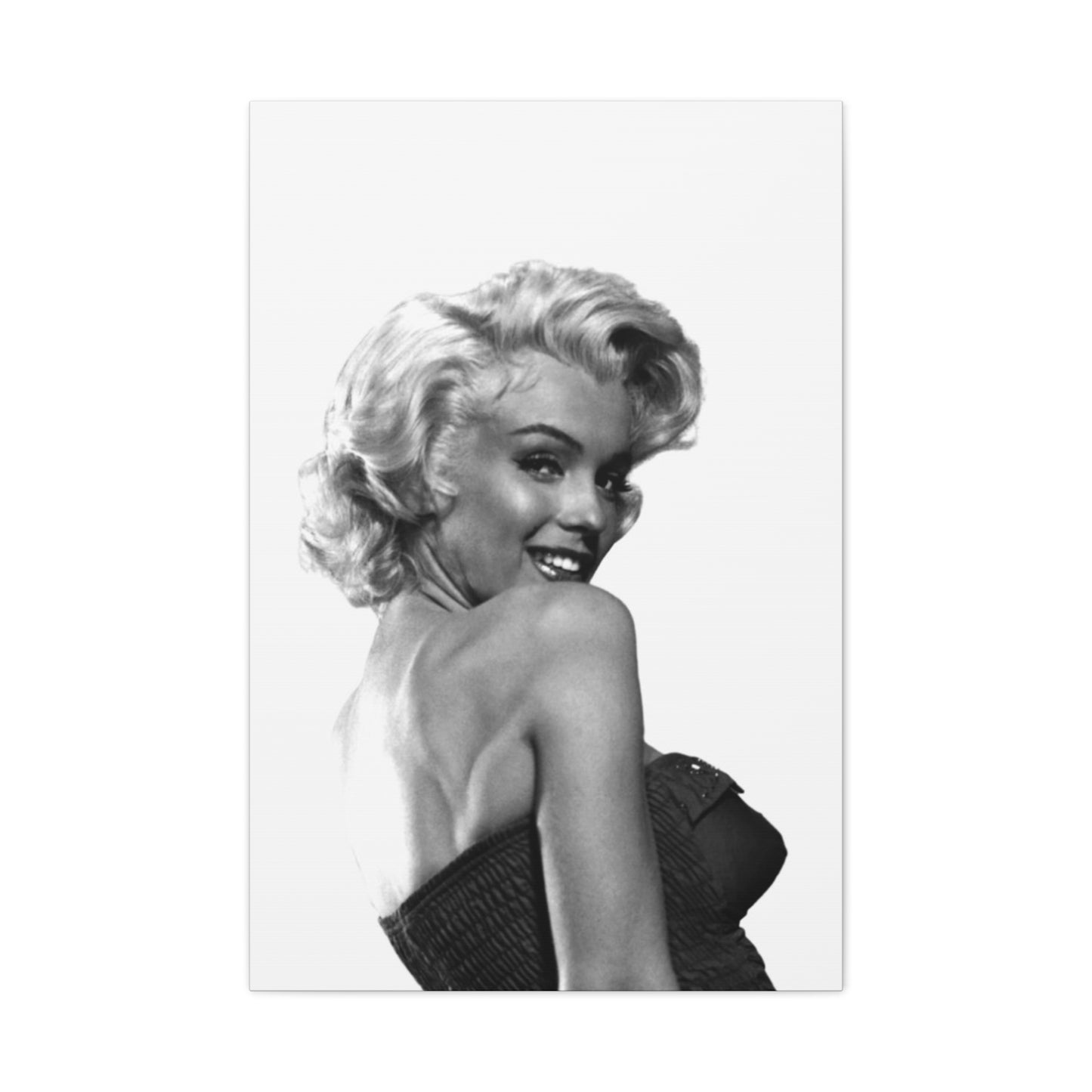 Monochrome Beautiful Marilyn Monroe Candid Wall Art & Canvas Prints