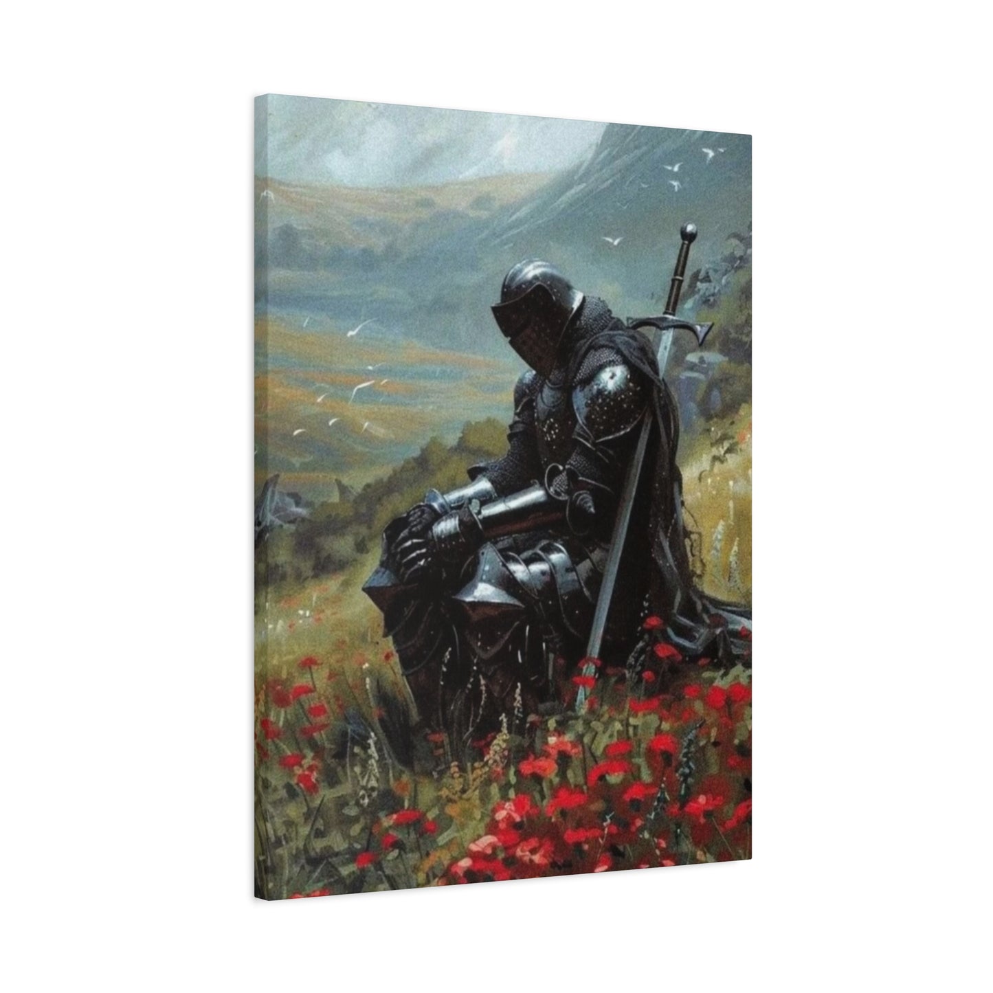 Alone Warrior Wall Art & Canvas Prints