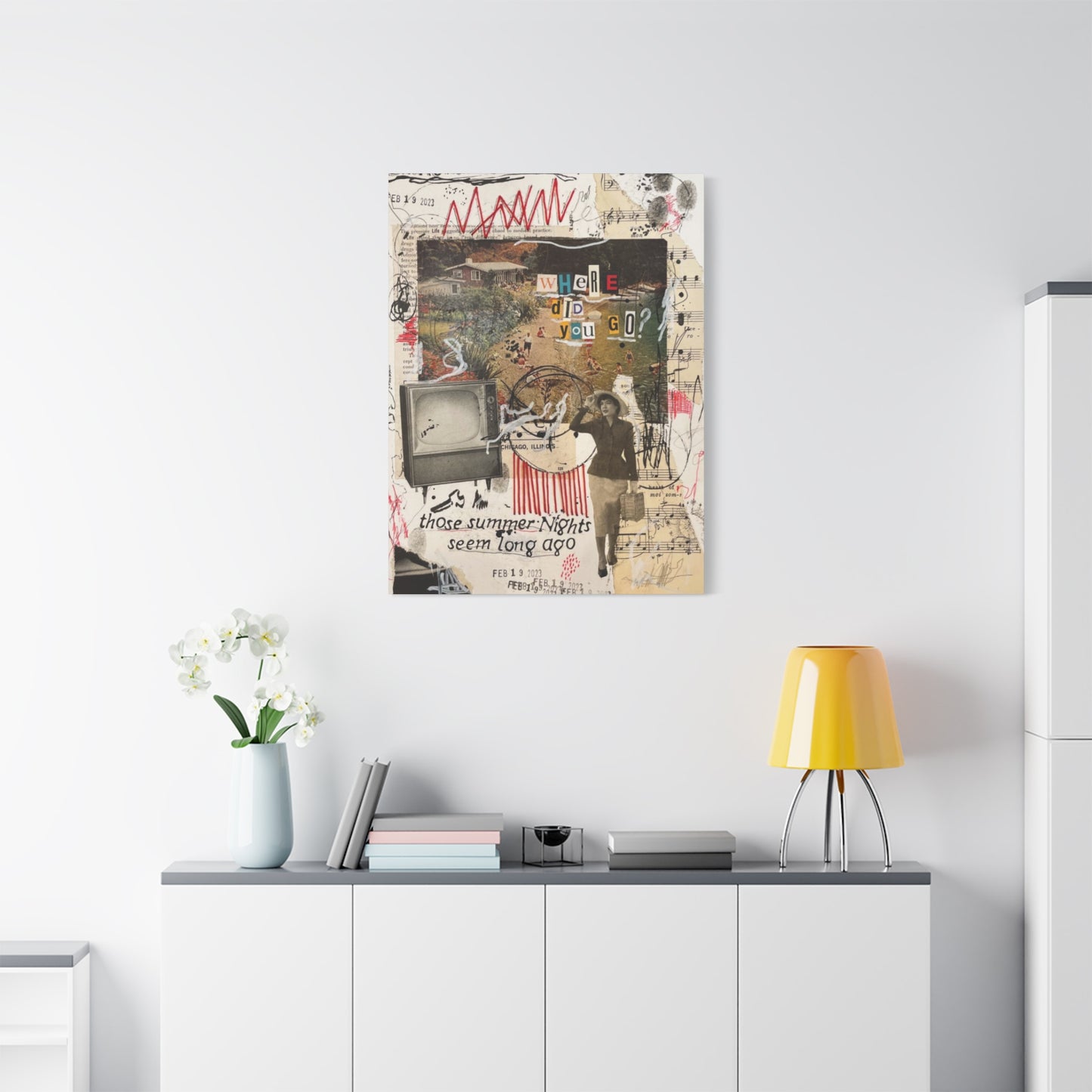 Abstract Poster Mixed Media Wall Art & Canvas Prints