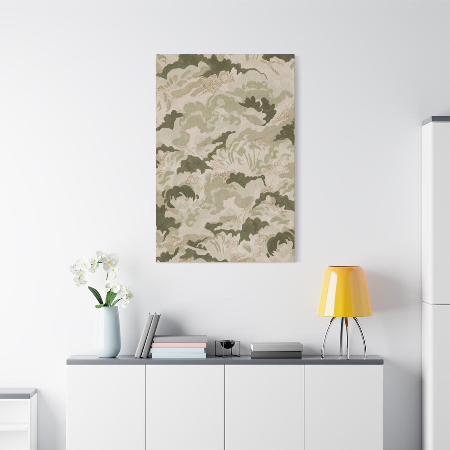 Olive Green Texture Patterns Wall Art & Canvas Prints