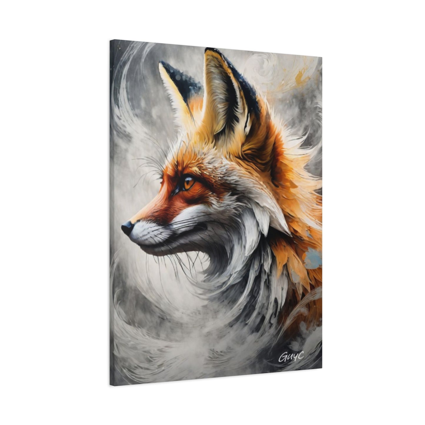 The Red Abstract Fox Wall Art & Canvas Prints