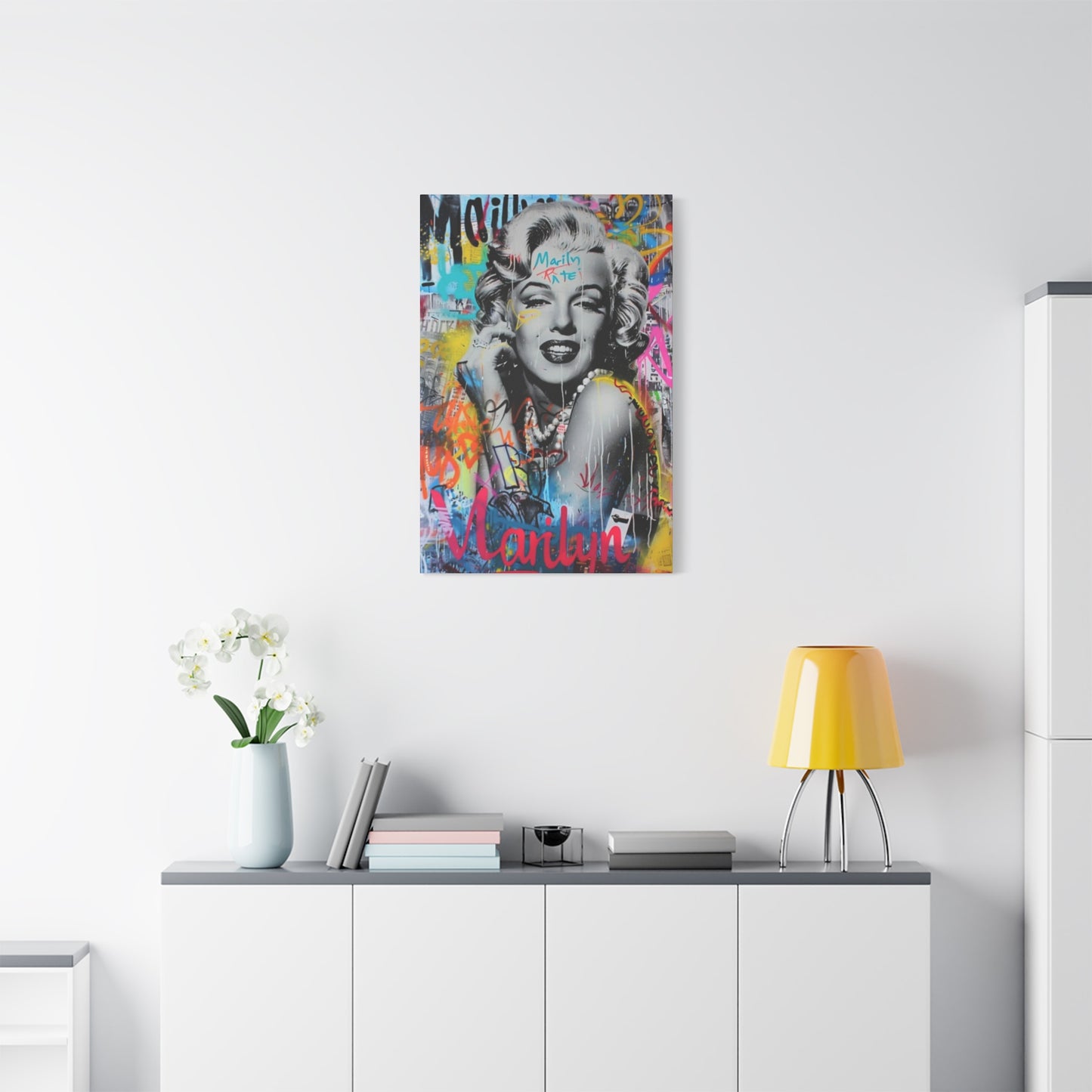 Marilyn Monroe Abstract Drawing Wall Art & Canvas Prints