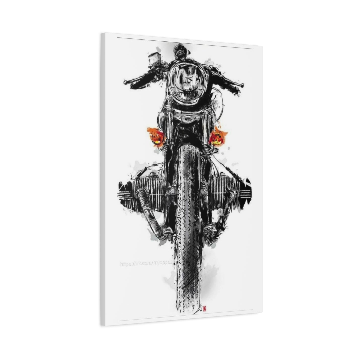 Boxer Engine Bike Poster Motorcycle Wall Art & Canvas Prints