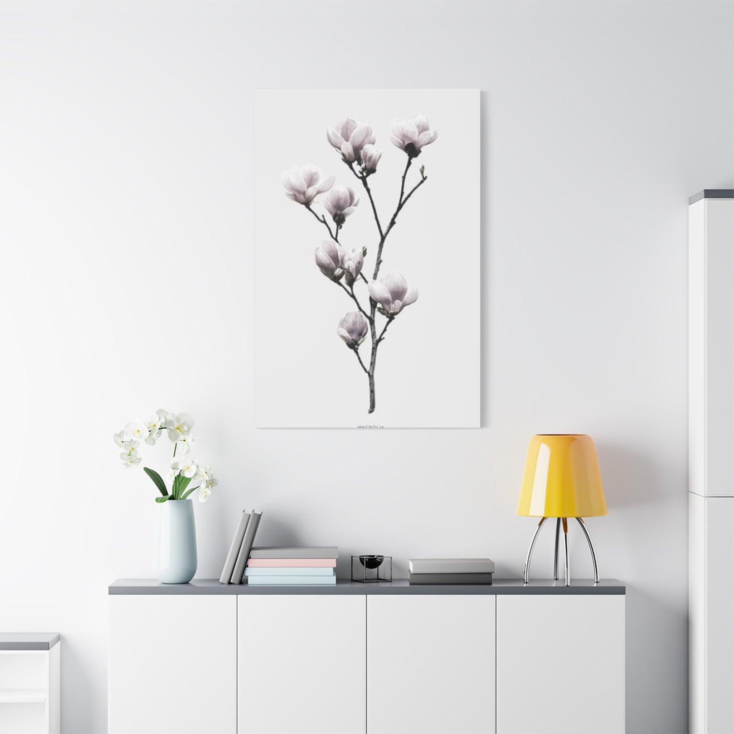 Beautiful Pink Magnolia Flower Wall Art & Canvas Prints