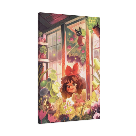 Window Girl Wall Art & Canvas Prints