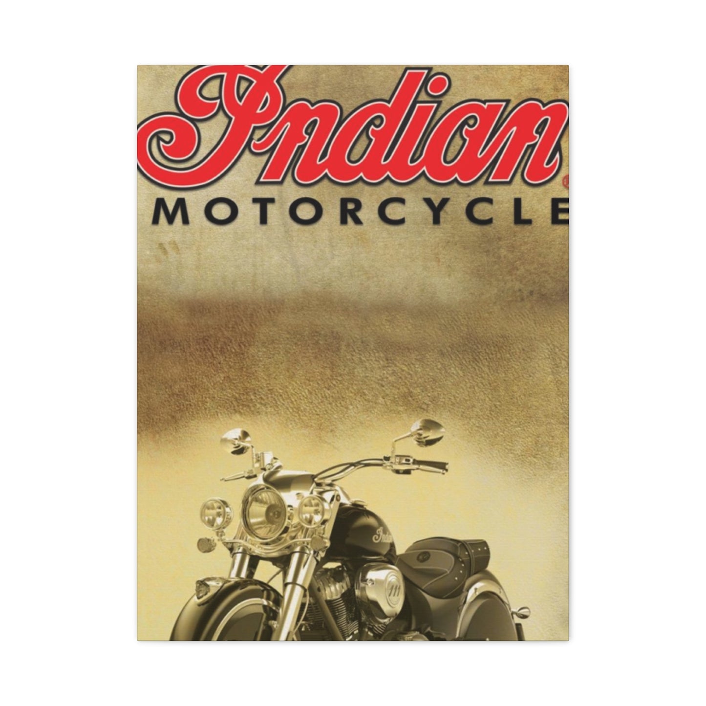 Classic Indian Poster Motorcycle Wall Art & Canvas Prints