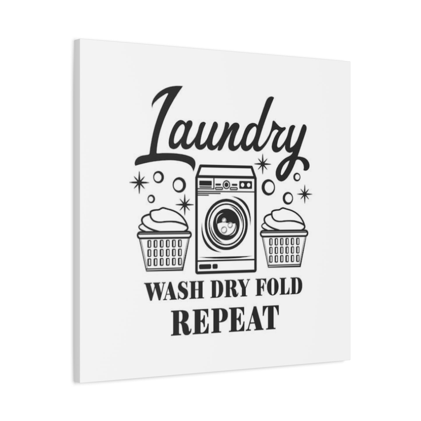 Laundry Repeat Poster Wall Art & Canvas Prints