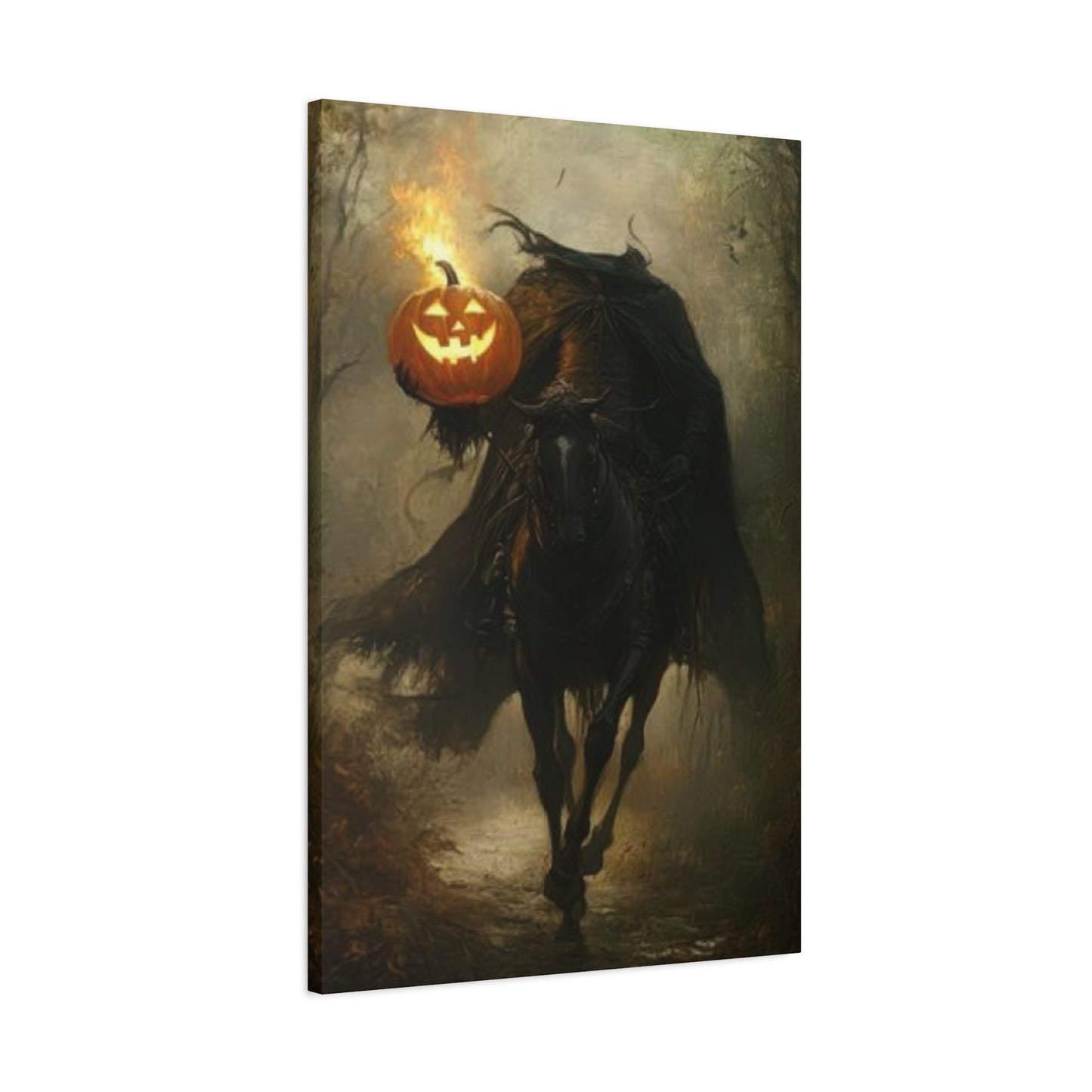 Halloween Horse Rider Wall Art & Canvas Prints