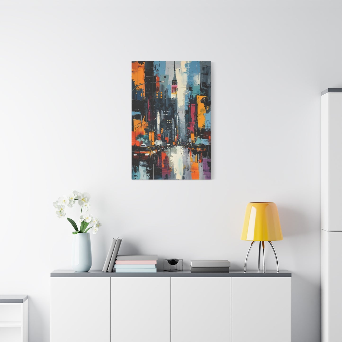 Painting Of Streets Of New York City Wall Art & Canvas Prints