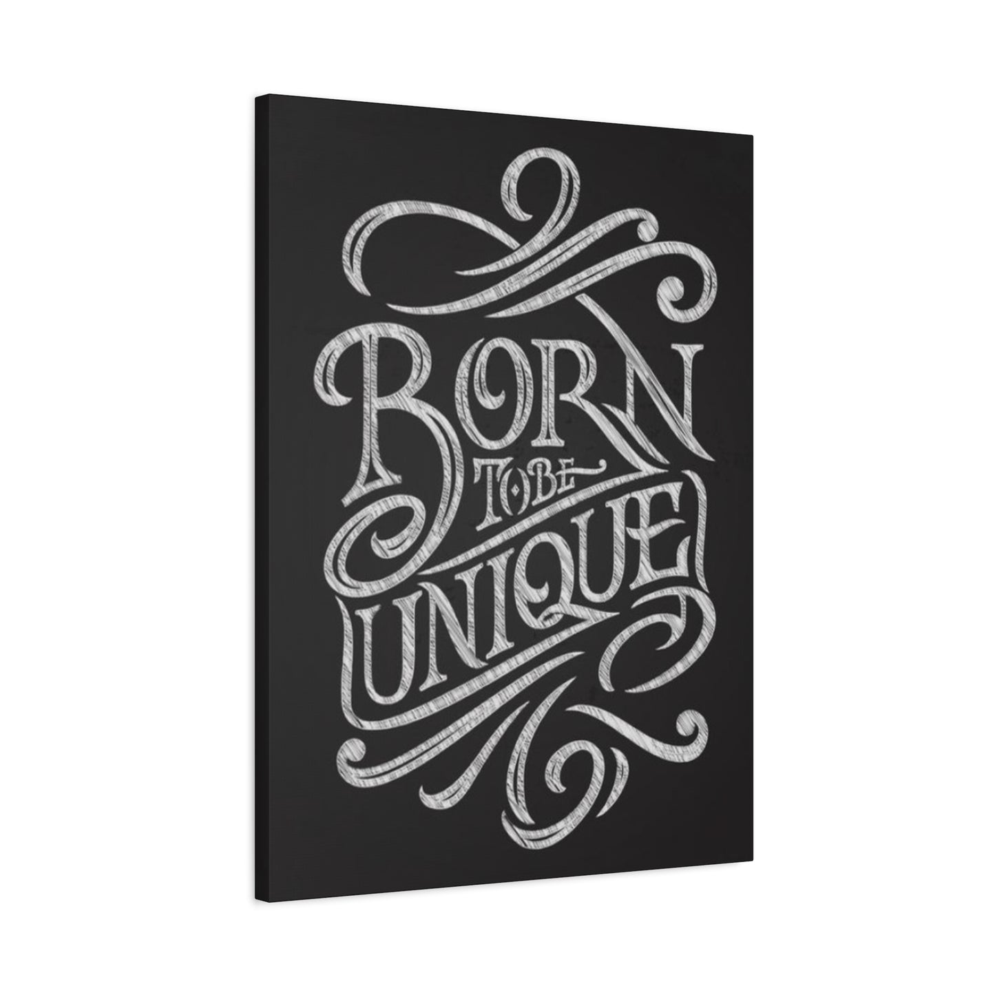 Born Unique Chalkboard Wall Art & Canvas Prints