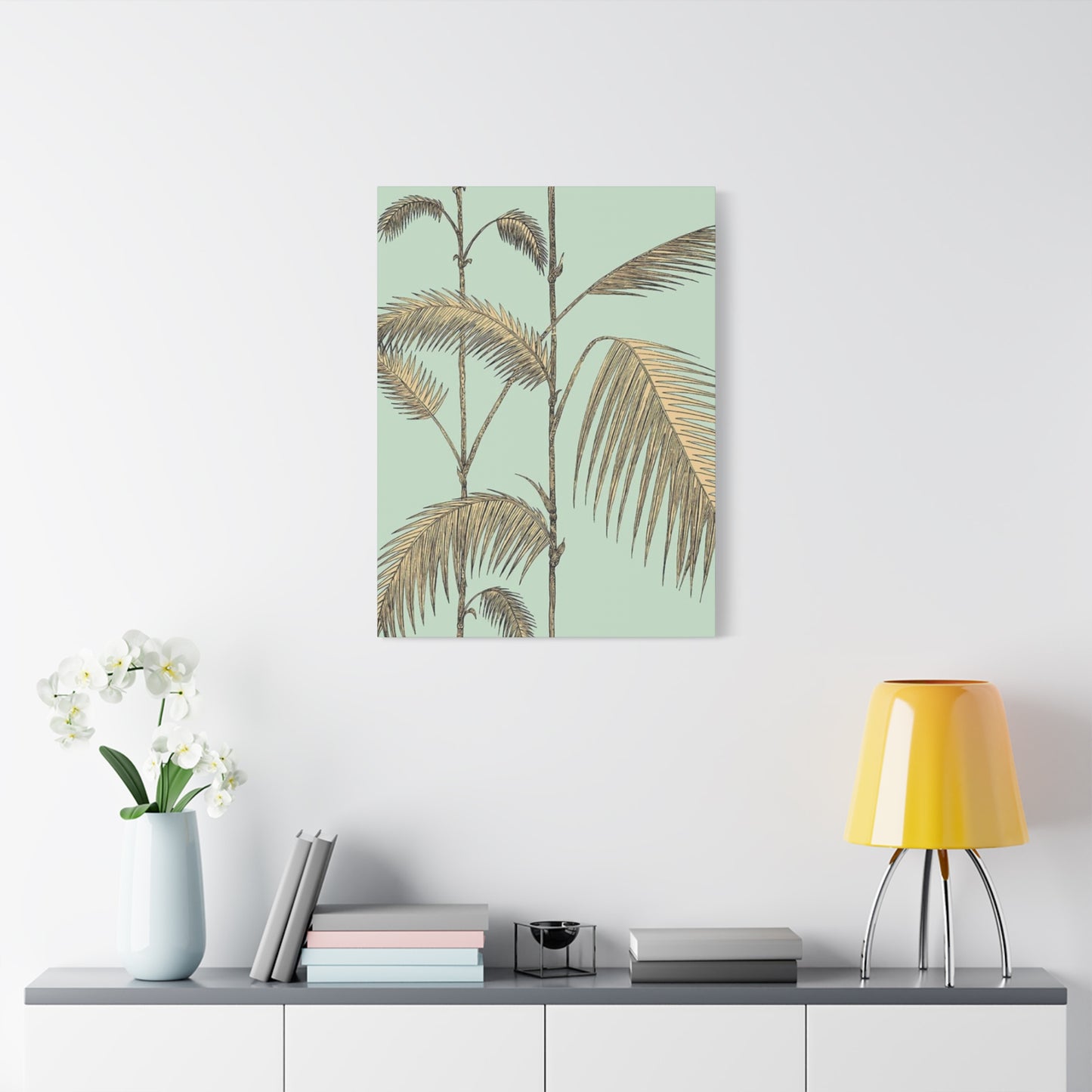 Palm Tree Brown Leaves Close Up Wall Art & Canvas Prints