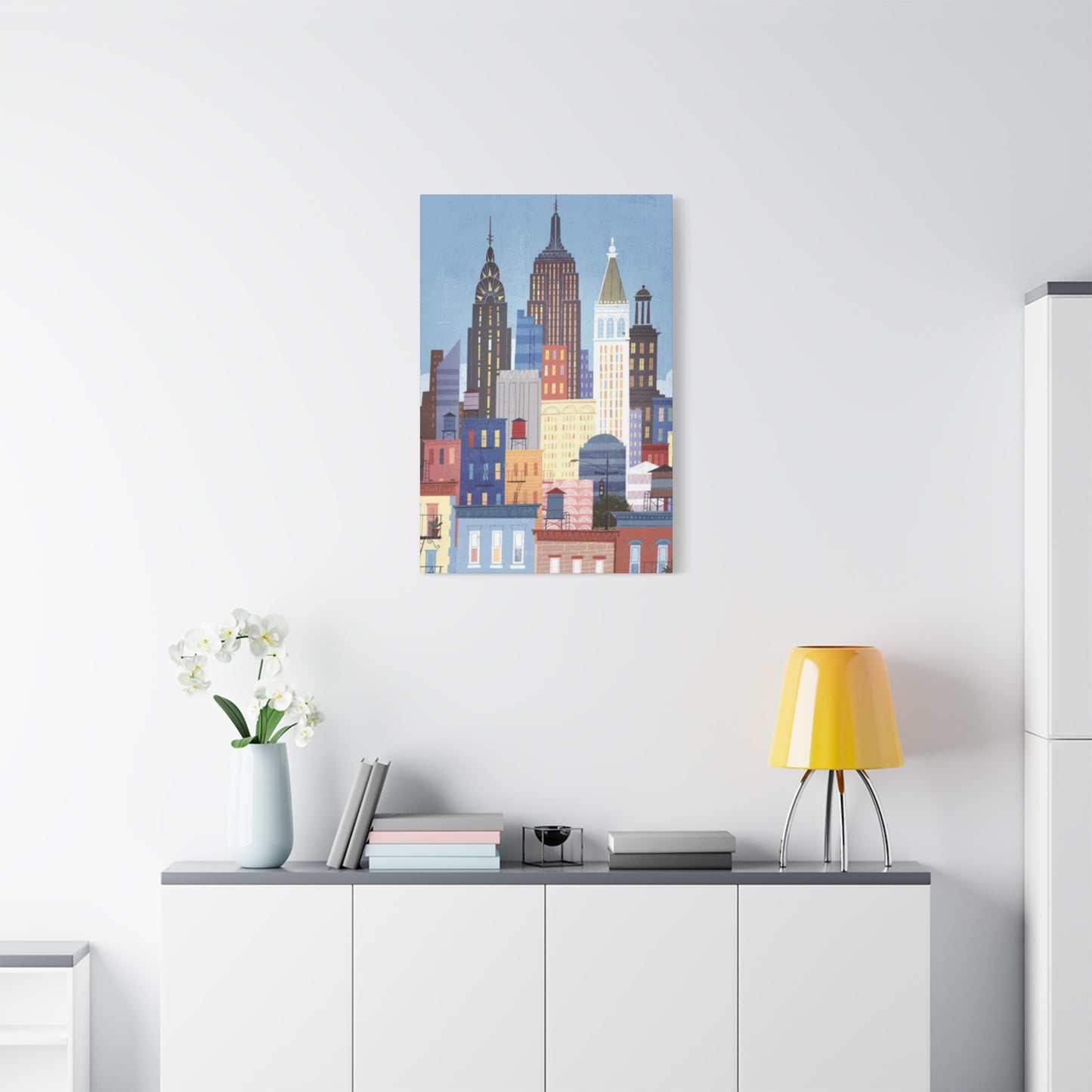 Manhattan Poster New York City Skyline Wall Art & Canvas Prints