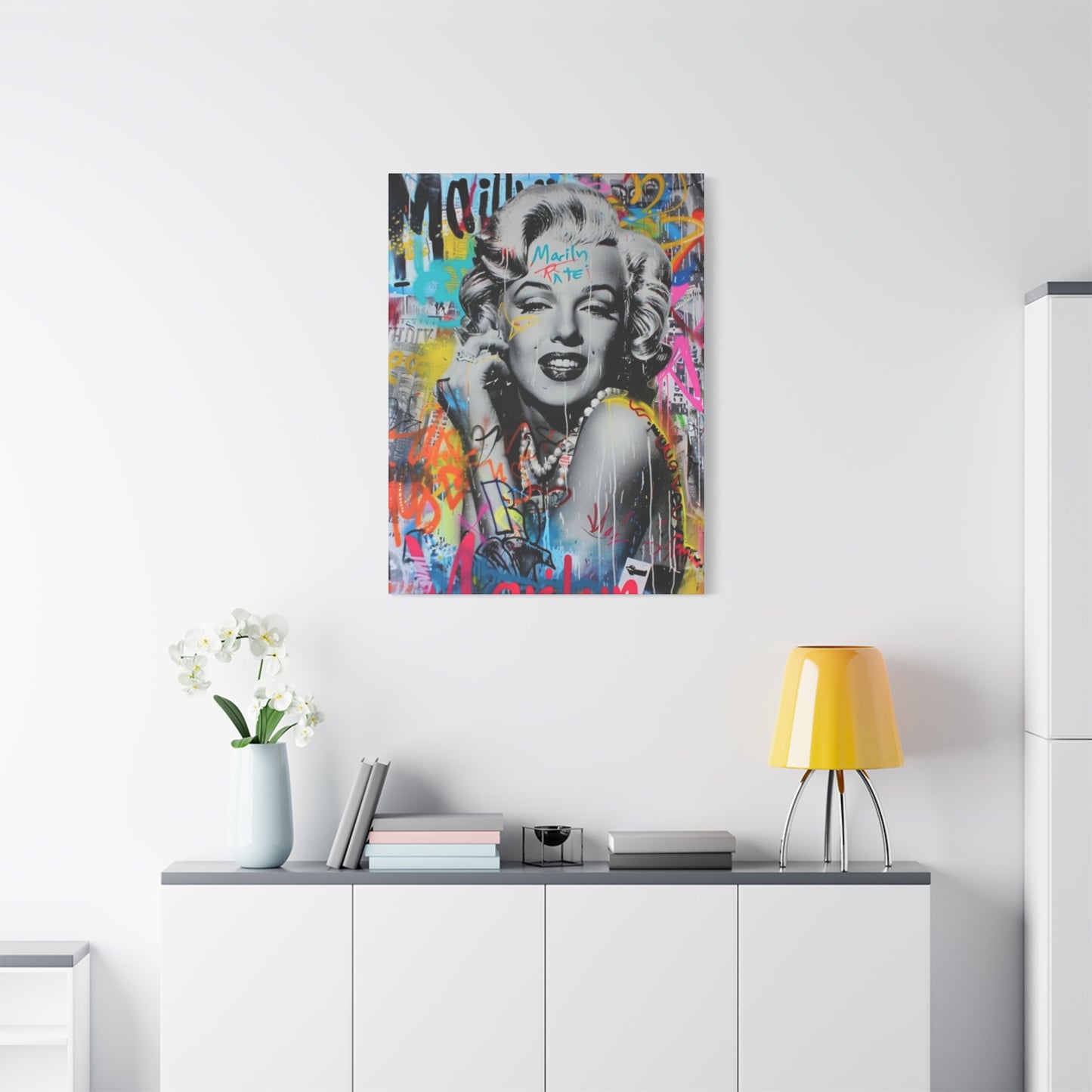 Marilyn Monroe Abstract Drawing Wall Art & Canvas Prints