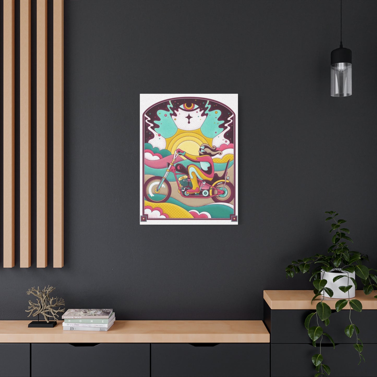 Bomber Bike Poster Motorcycle Wall Art & Canvas Prints