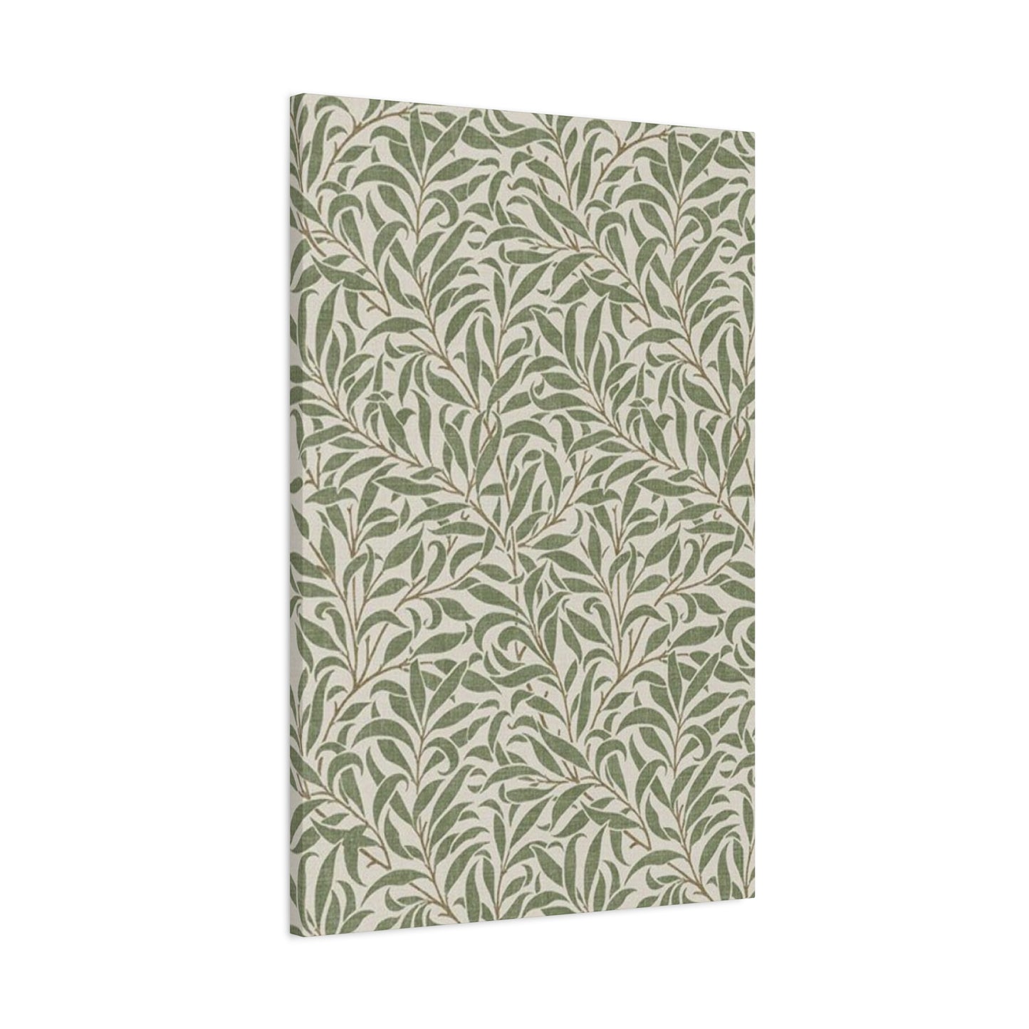 Olive Green Plant Pattern Poster Wall Art & Canvas Prints