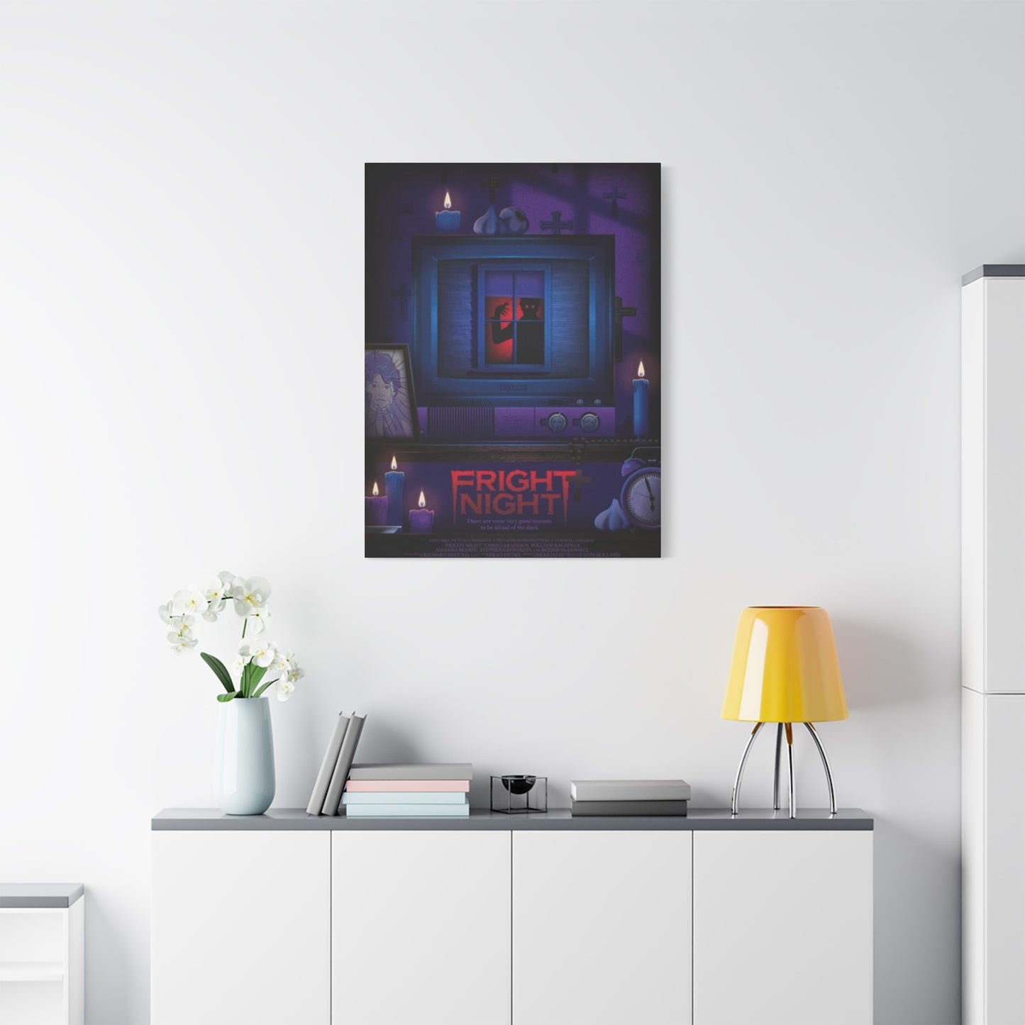 Fright Night Horror Movie Poster Wall Art & Canvas Prints