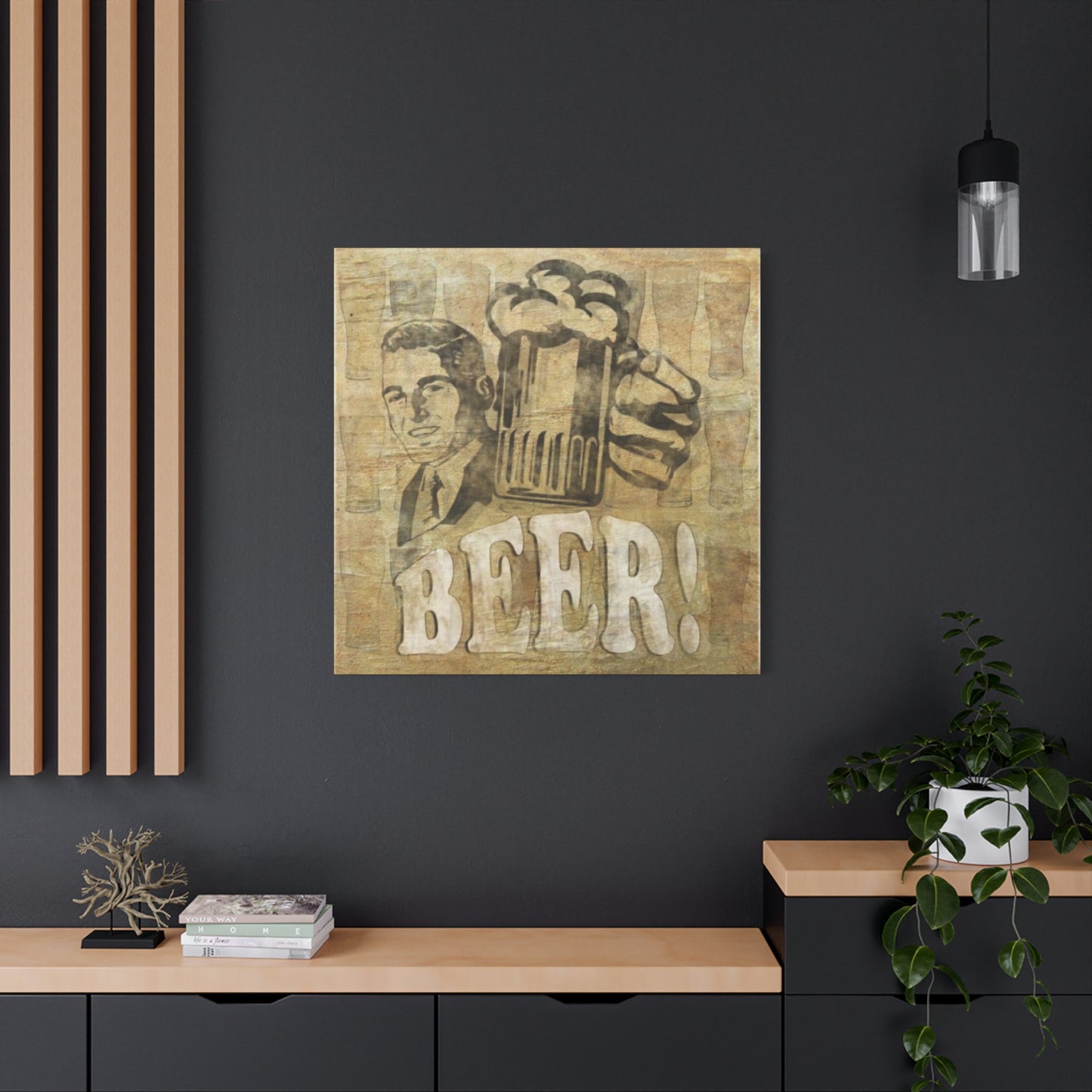 Beer Man Cave Decor Wall Art & Canvas Prints