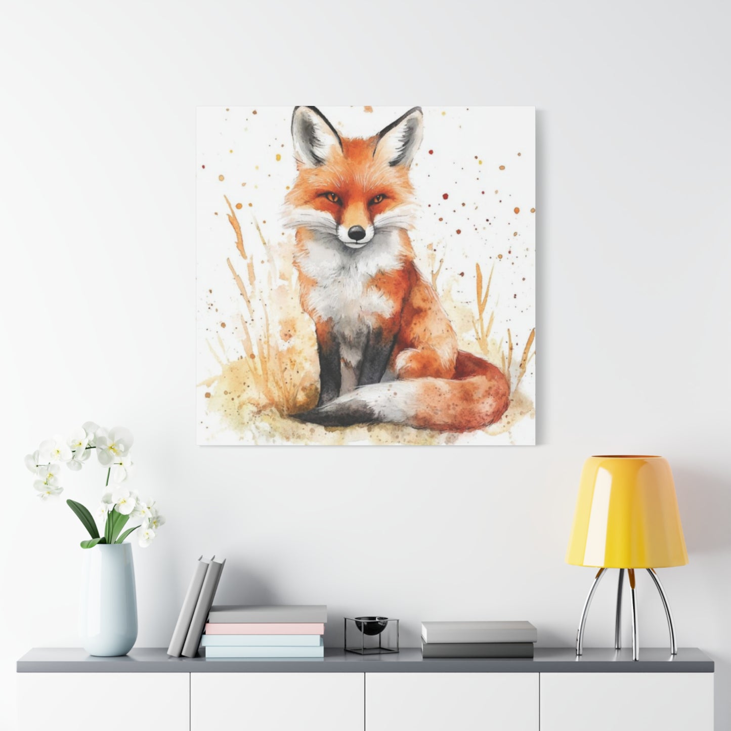 Little Baby Fox Wall Art & Canvas Prints