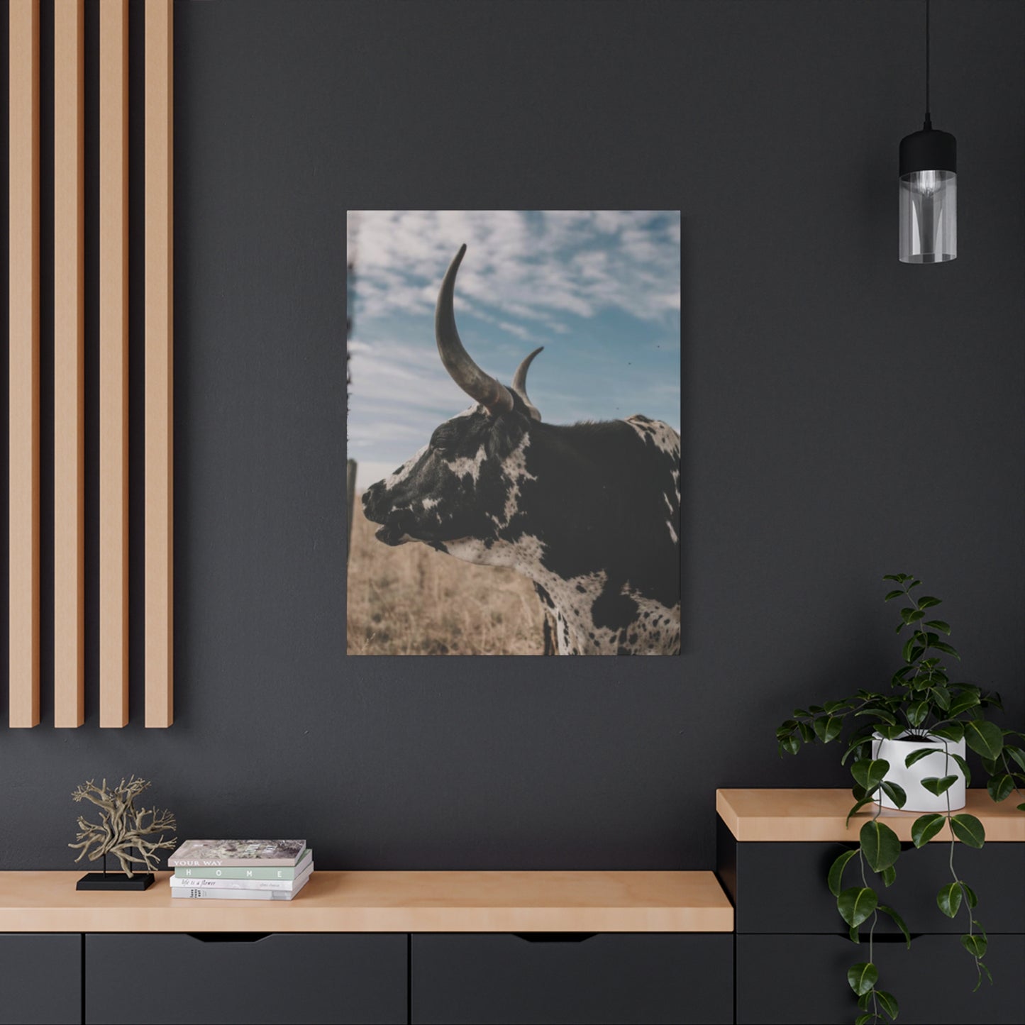 Wild Buffalo Curvy Longhorn Wall Art & Canvas Prints