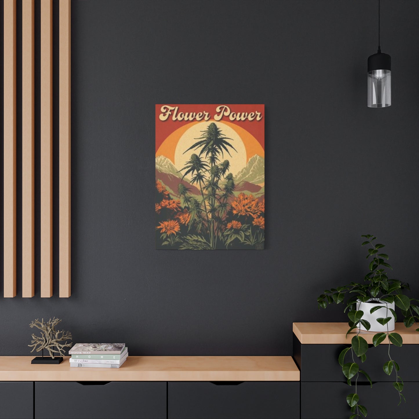 Flower Power Marijuana Wall Art & Canvas Prints