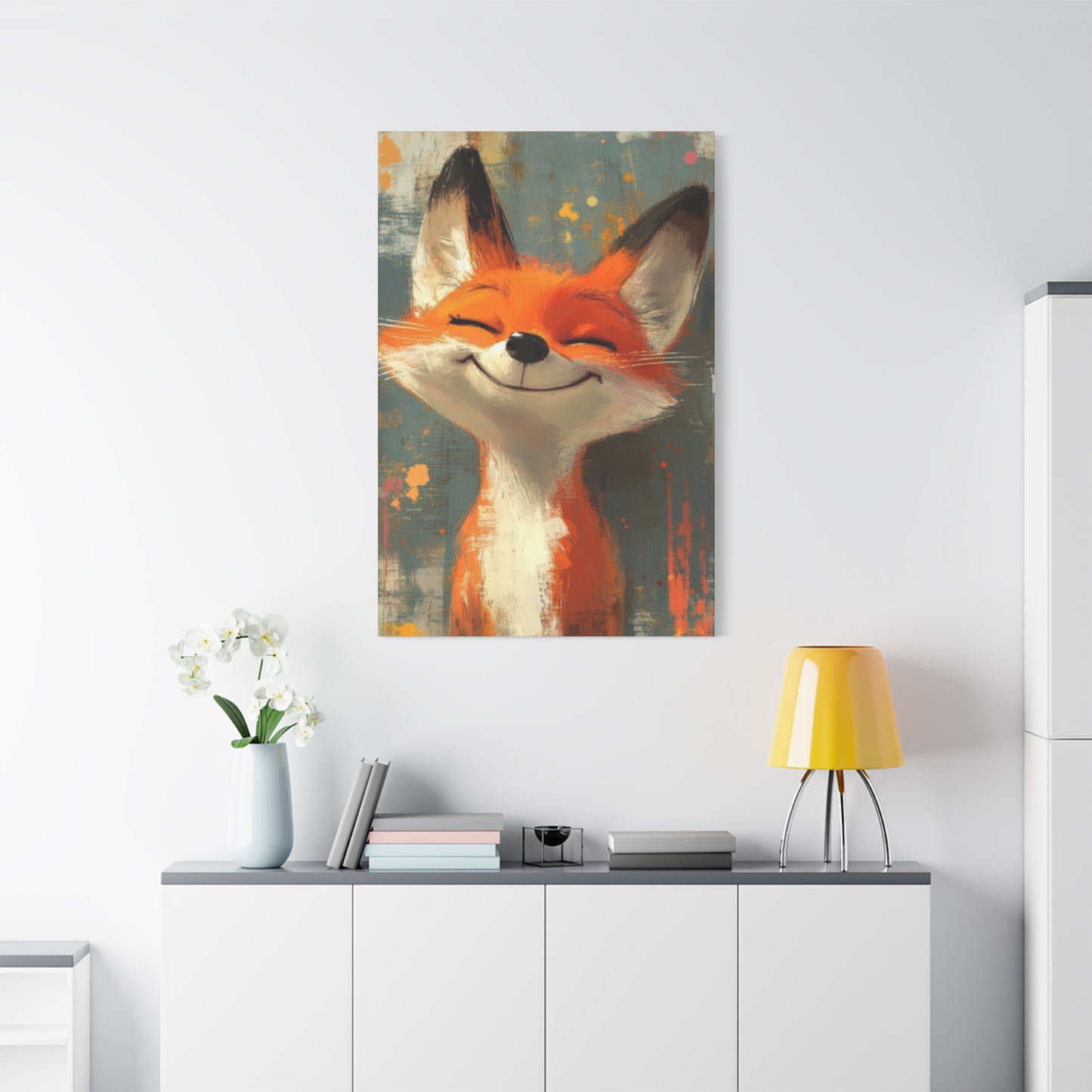 Portrait of a Cute Fox Wall Art & Canvas Prints