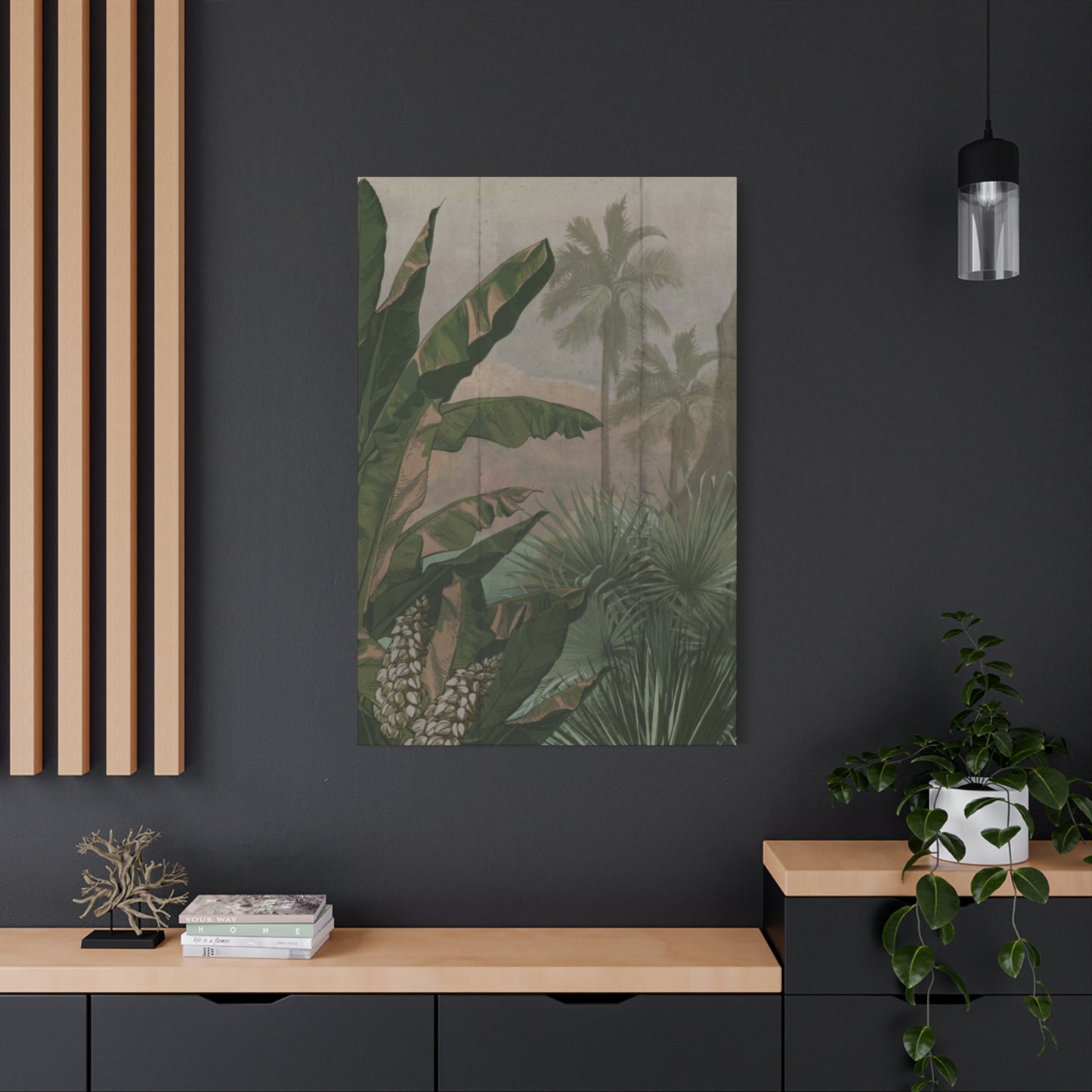 Palm Tree In Wildlife Wall Art & Canvas Prints