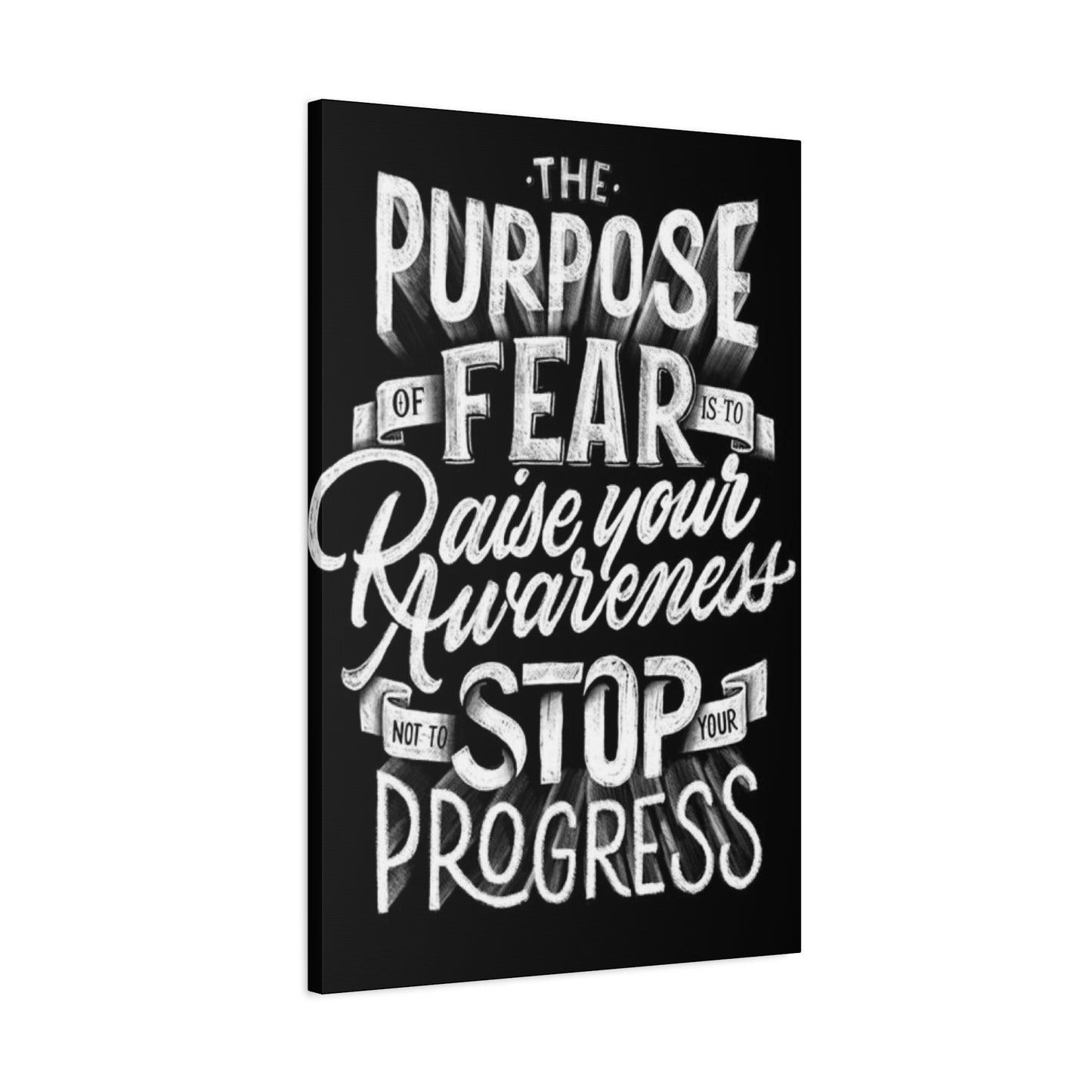 Motivation Chalkboard Wall Art & Canvas Prints