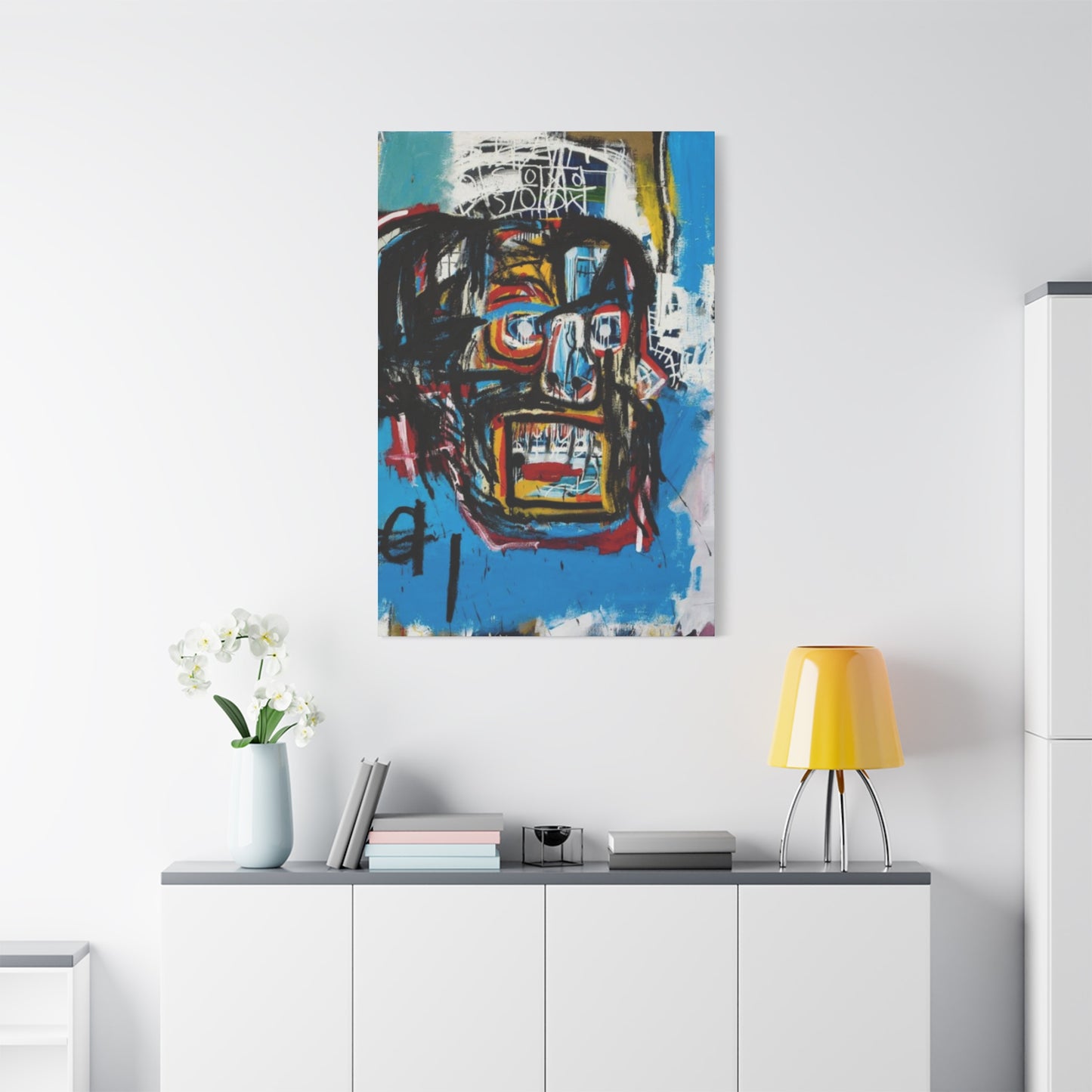 Scary Face Abstract Modernism Wall Art & Canvas Prints