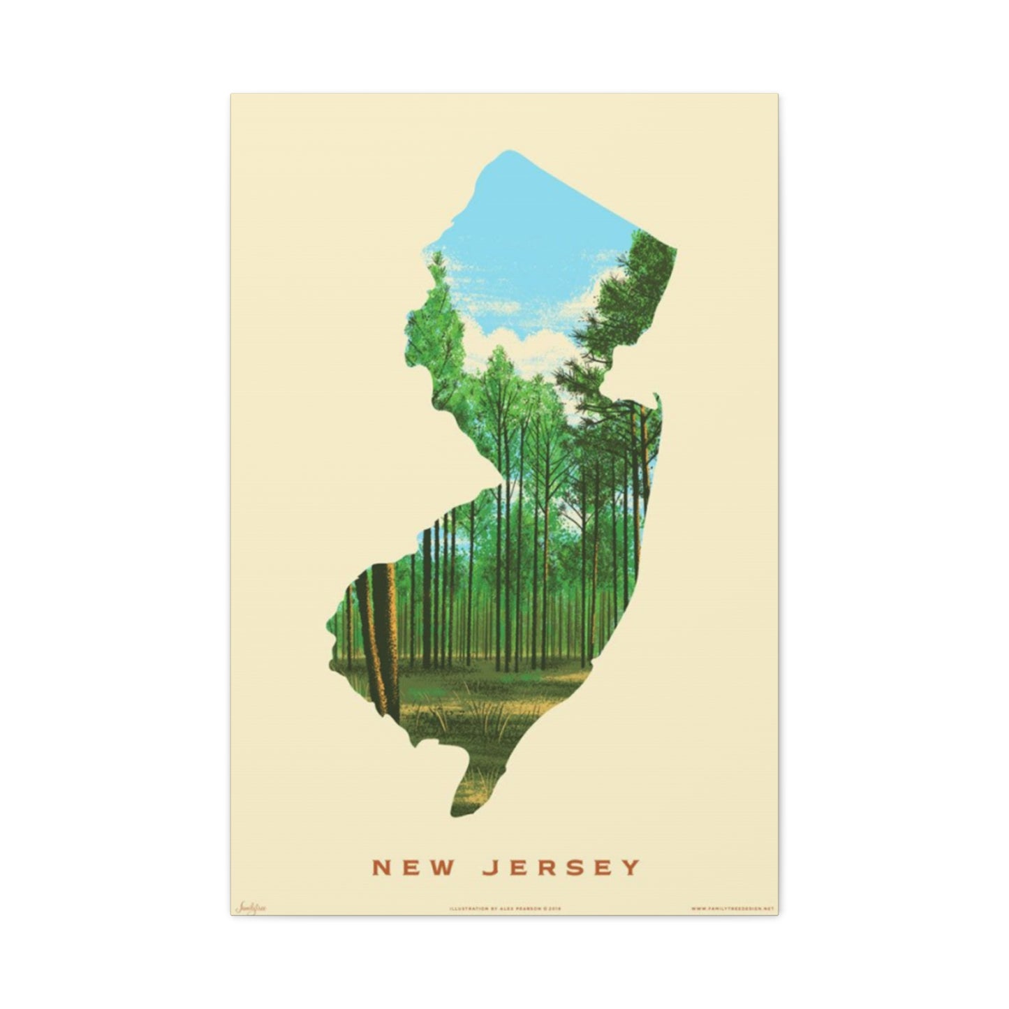 New Jersey The National Park Wall Art & Canvas Prints