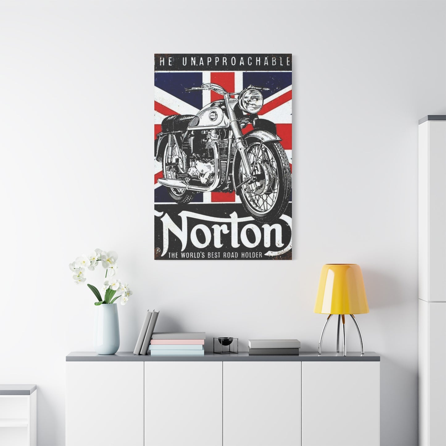 Classic British Motorcycle Wall Art & Canvas Prints