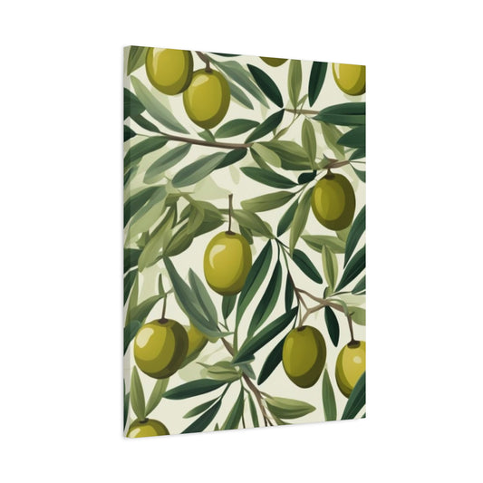 Olive Green Fruits Wall Art & Canvas Prints