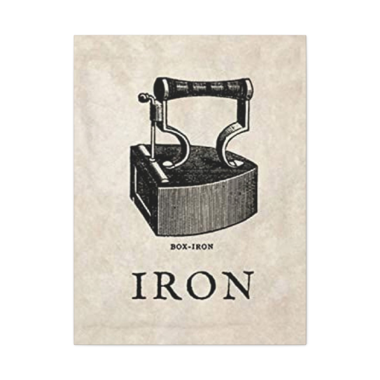 Box Iron Laundry Wall Art & Canvas Prints