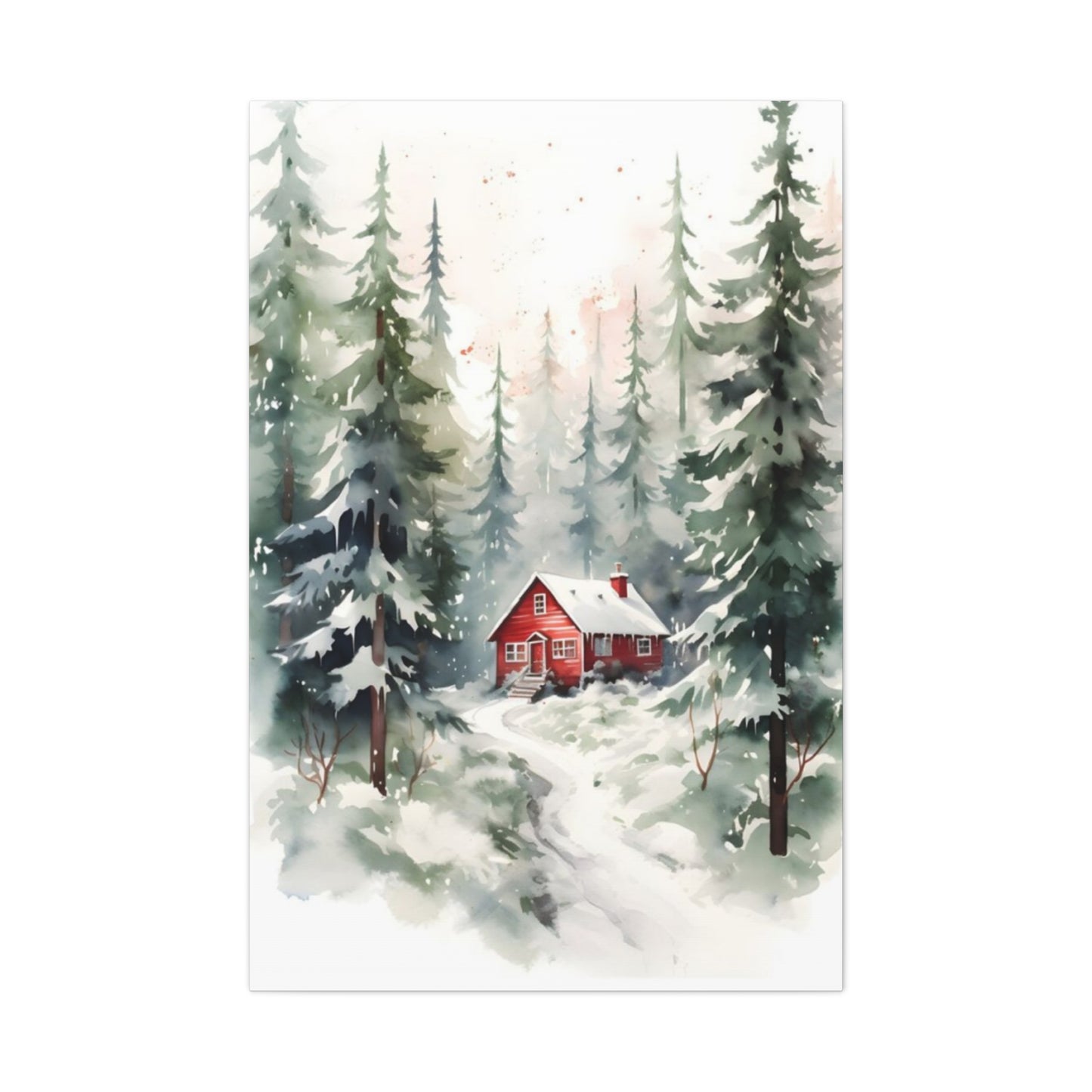 Red House In Wild Wall Art & Canvas Prints