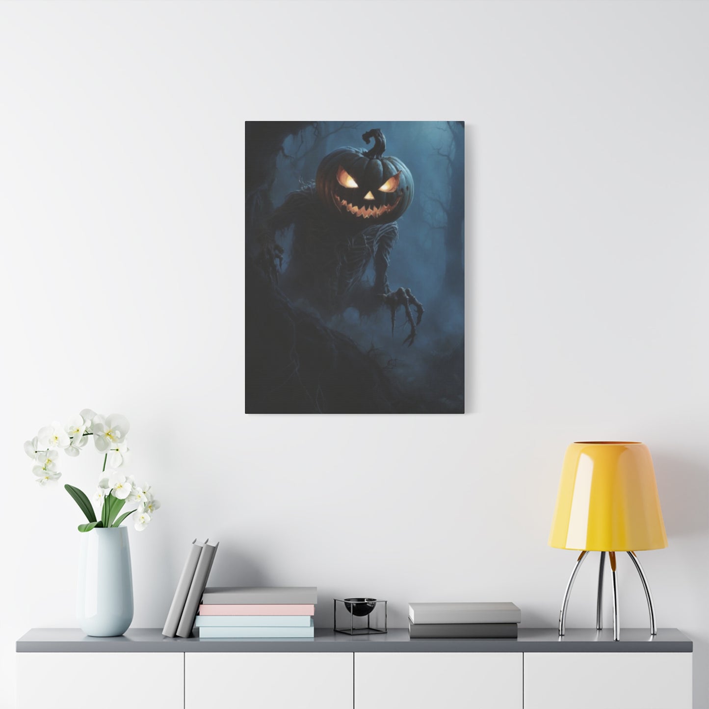 Halloween Scary Painting Wall Art & Canvas Prints