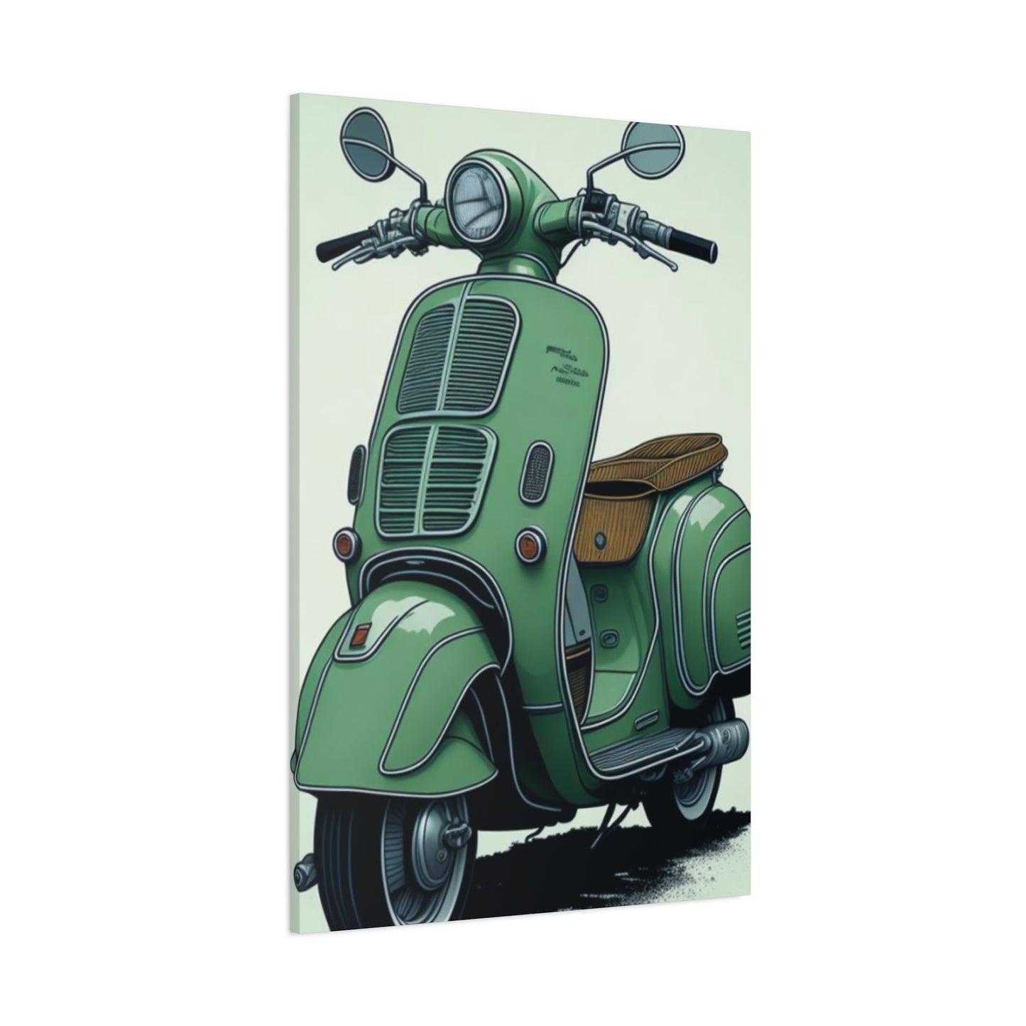 Jesper Scooter Poster Motorcycle Wall Art & Canvas Prints