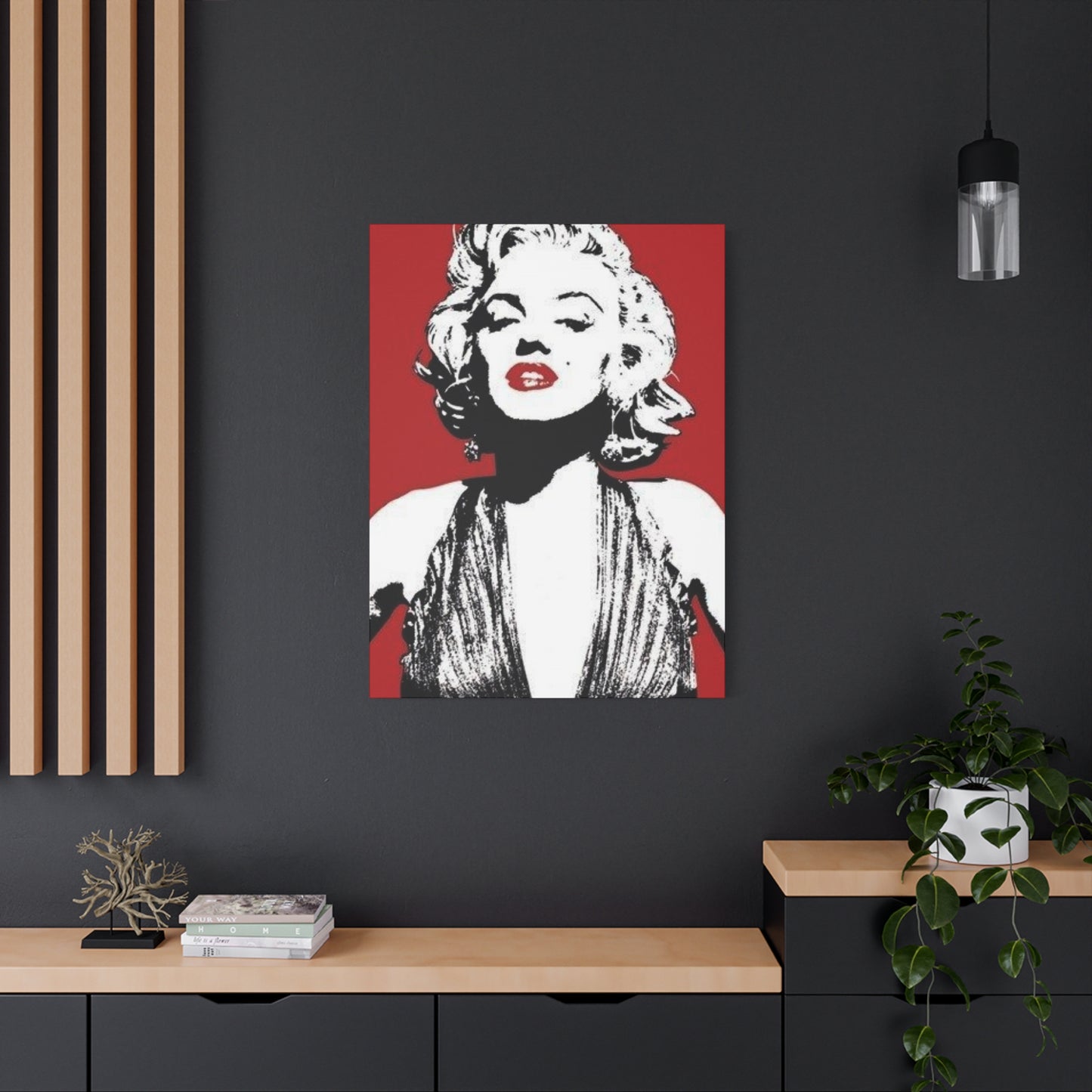 Red Poster Marilyn Monroe Wall Art & Canvas Prints