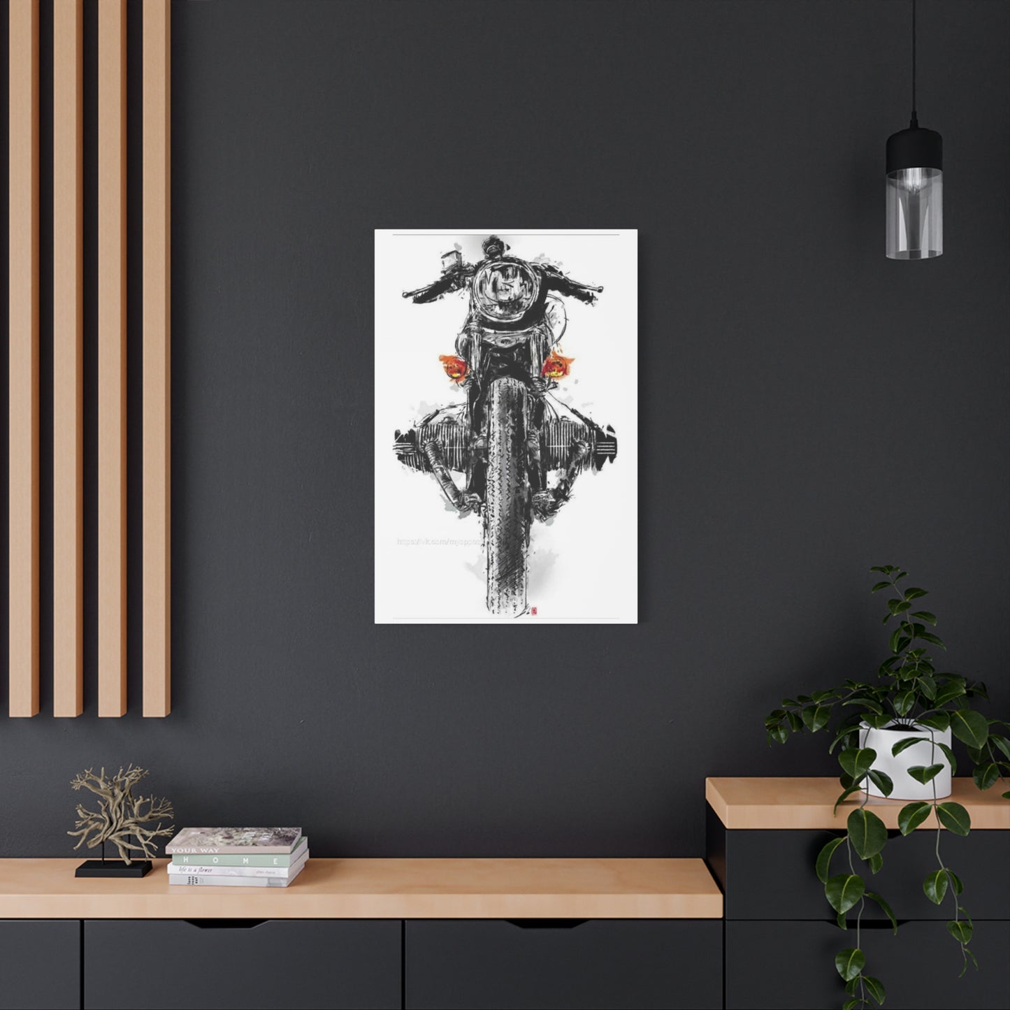 Boxer Engine Bike Poster Motorcycle Wall Art & Canvas Prints