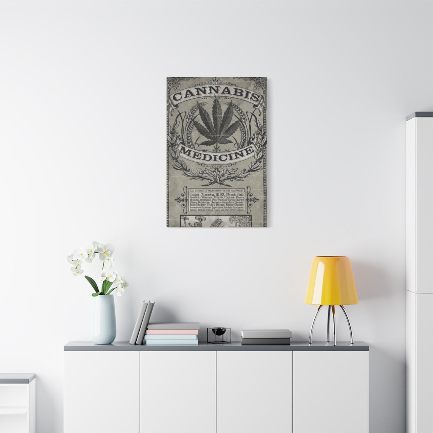 Cannabis Poster Marijuana Wall Art & Canvas Prints