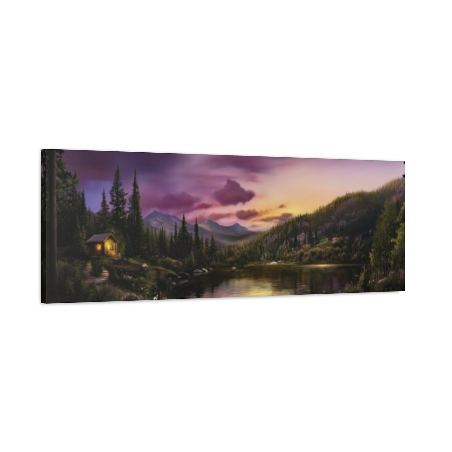 Evening In Wildlife Panoramas Wall Art & Canvas Prints