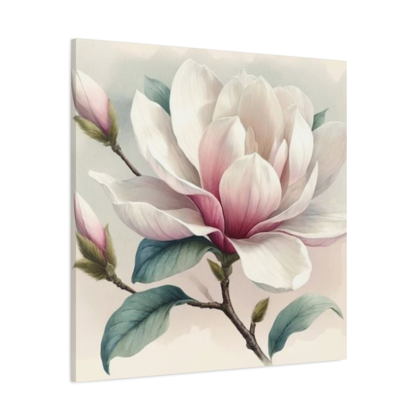 Pink Magnolia Flower Wall Art & Canvas Prints