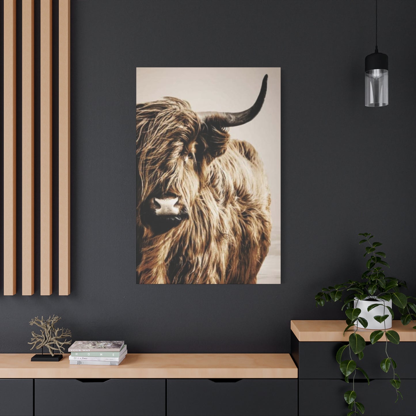 Wild Hairy Bull Longhorn Wall Art & Canvas Prints