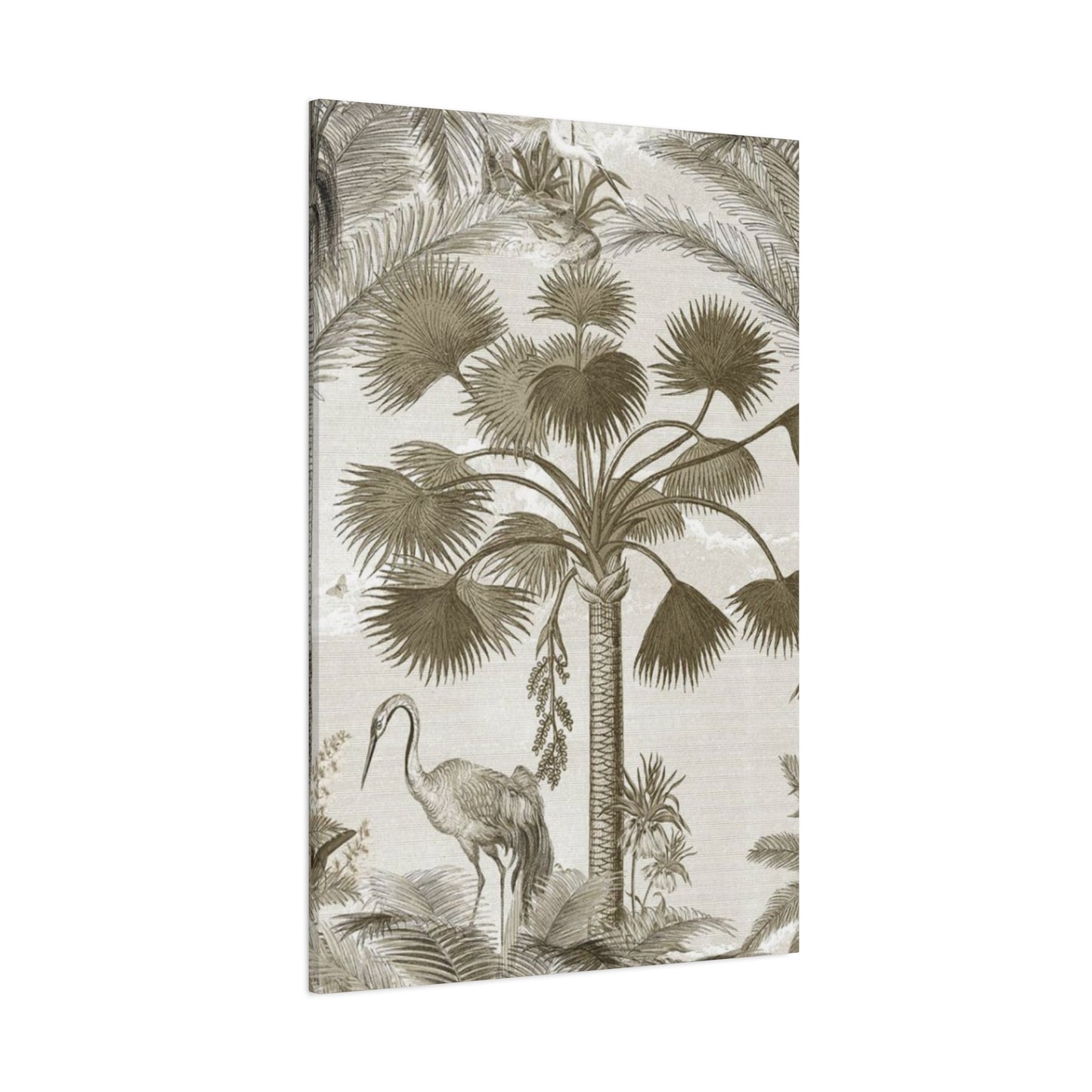 Palm Tree & Animals In Wildlife Wall Art & Canvas Prints