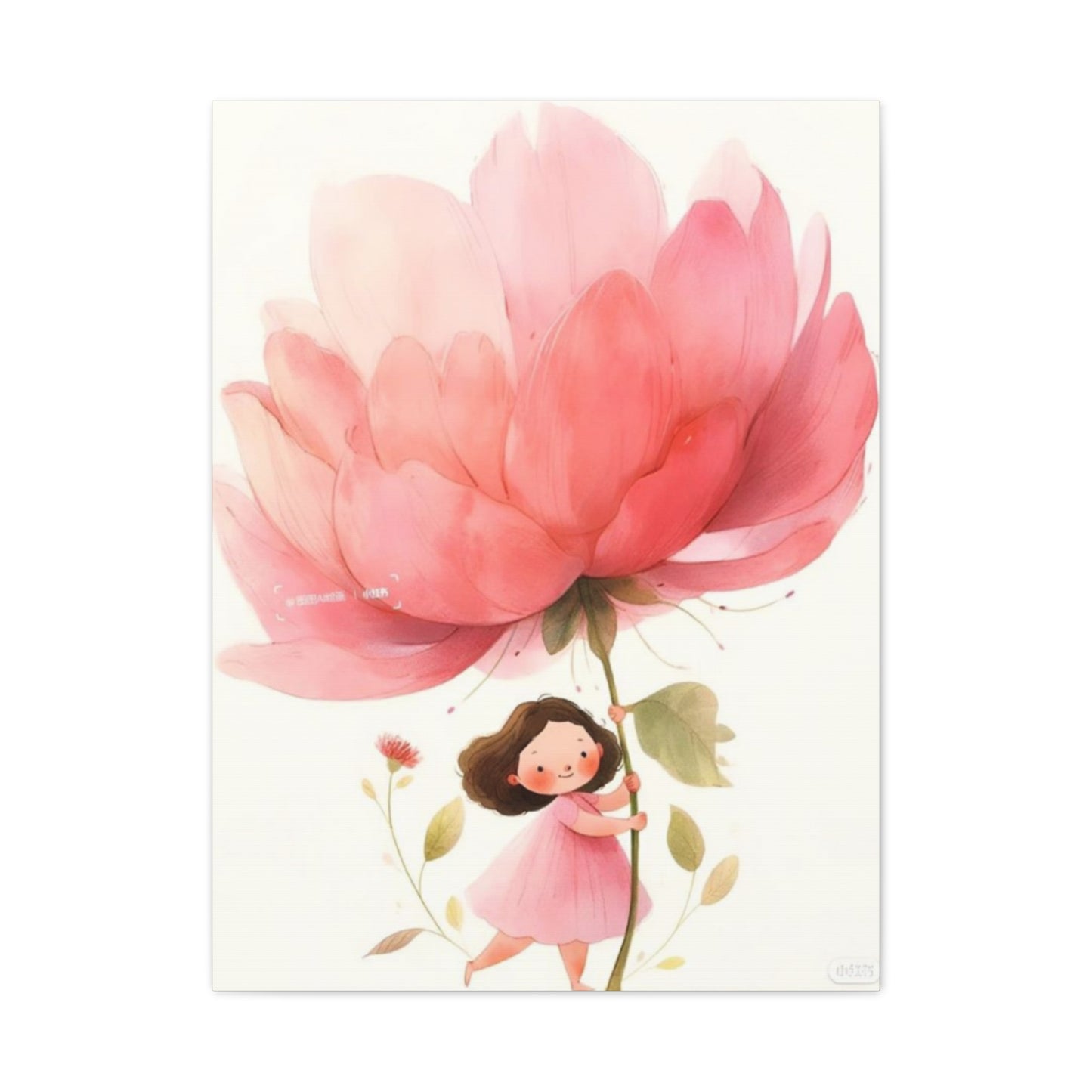 Girl with Flower Fairies Wall Art & Canvas Prints