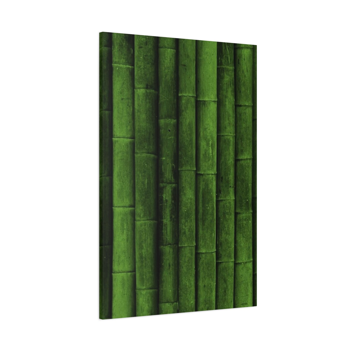 Olive Green Bamboo Painting Wall Art & Canvas Prints