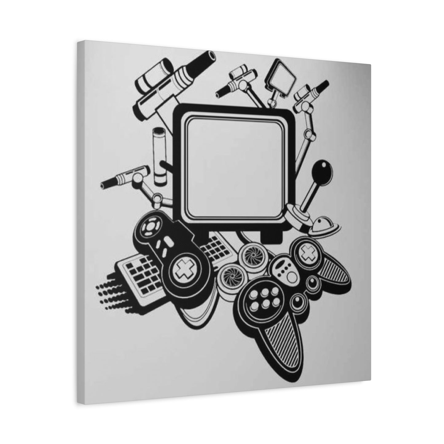 Gaming Doodle Wall Art & Canvas Prints