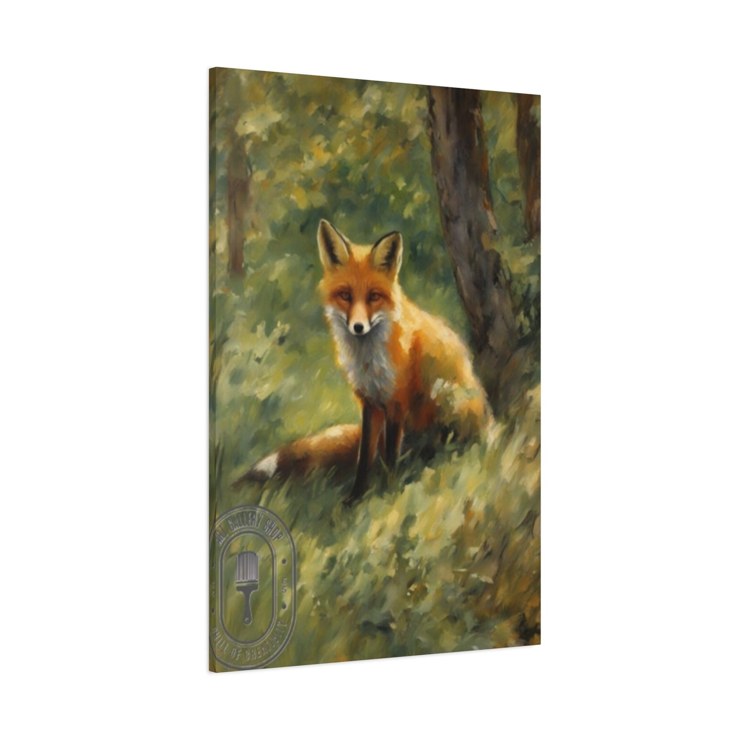 The Abstract Red Fox Portrait Wall Art & Canvas Prints