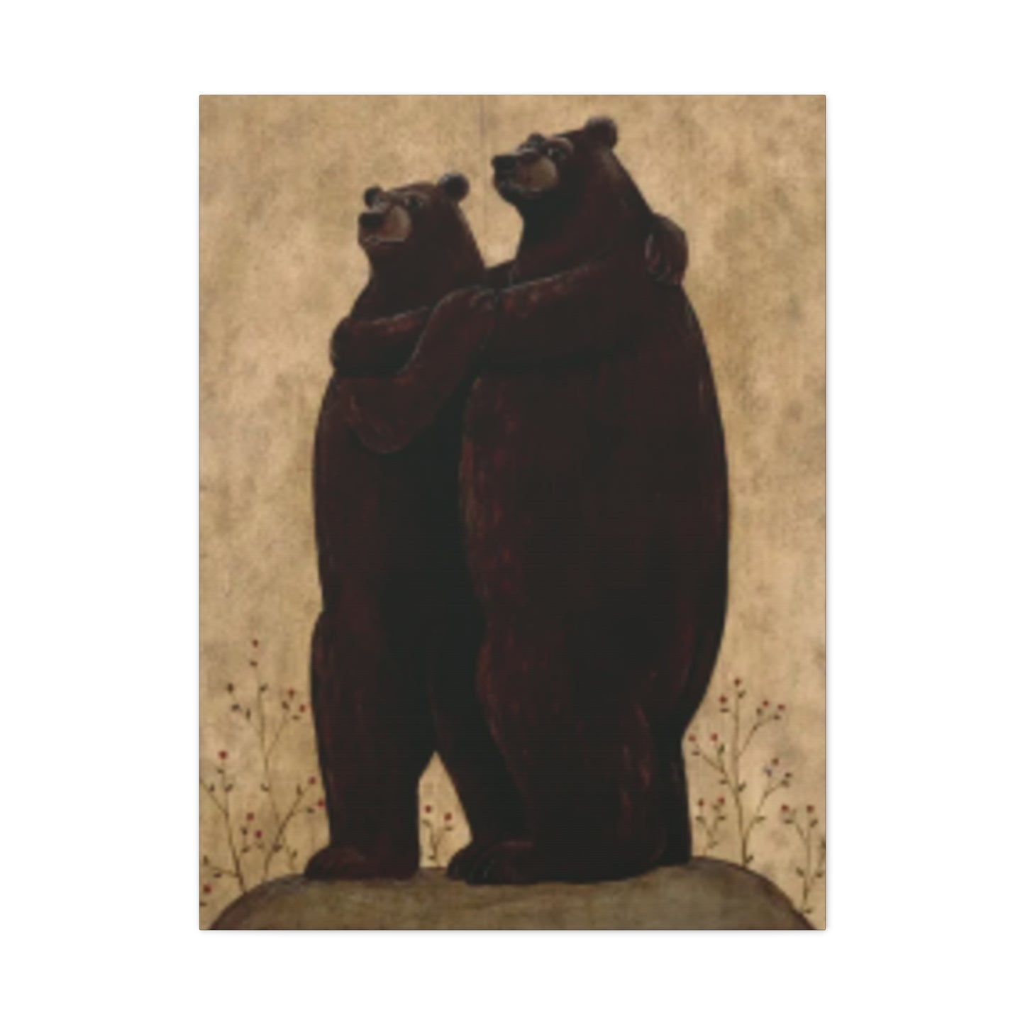 Grizzly Bear Couple Kimble Warren Wall Art & Canvas Prints